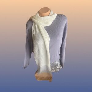 Cozy Striped Knit Scarf by Style & Co